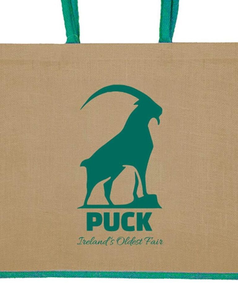 Puck Fair tote bag detail